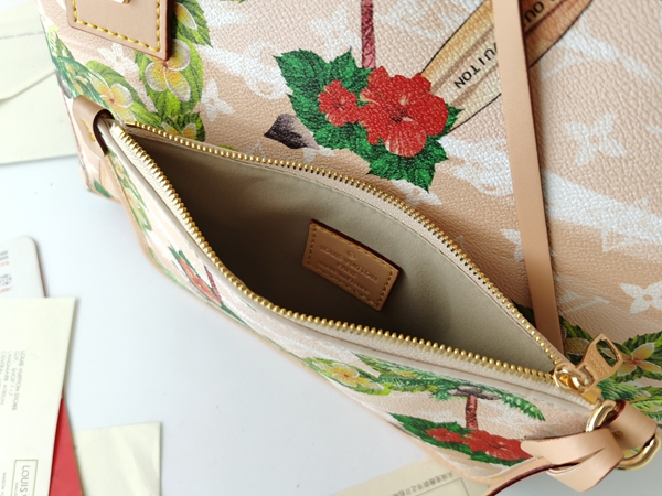 ルイヴィトンバッグ角部分ディテール